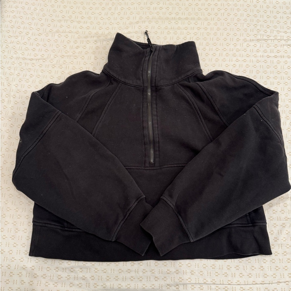 lululemon athletica Black Half-Zip Sweatshirt